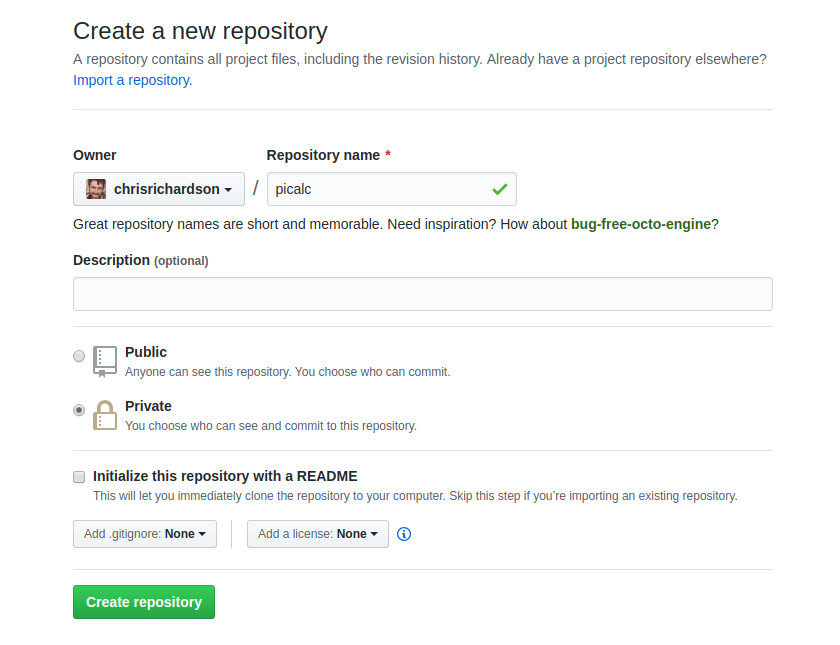 Creating a Repository 2